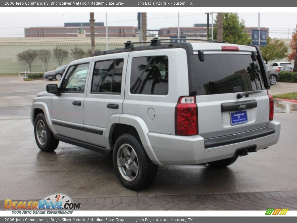 2006 Jeep Commander Bright Silver Metallic / Medium Slate Gray Photo #5