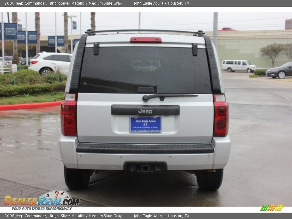 2006 Jeep Commander Bright Silver Metallic / Medium Slate Gray Photo #6