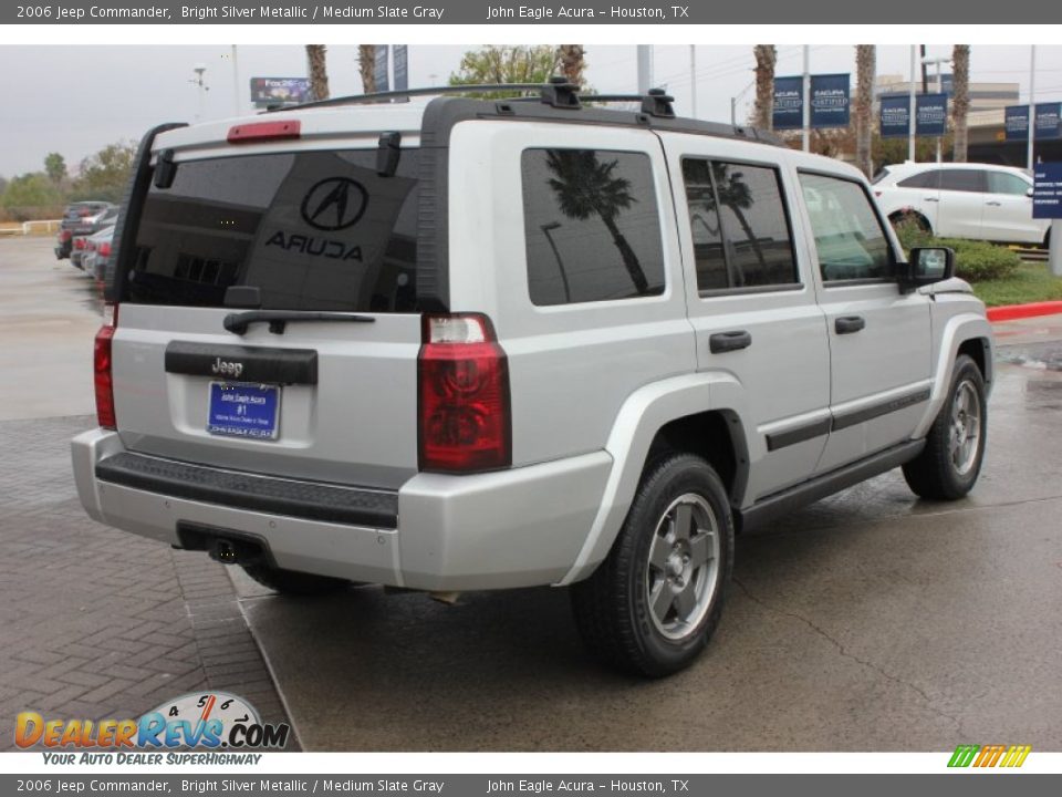 2006 Jeep Commander Bright Silver Metallic / Medium Slate Gray Photo #7