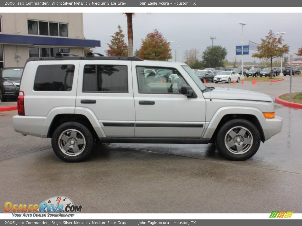 2006 Jeep Commander Bright Silver Metallic / Medium Slate Gray Photo #8