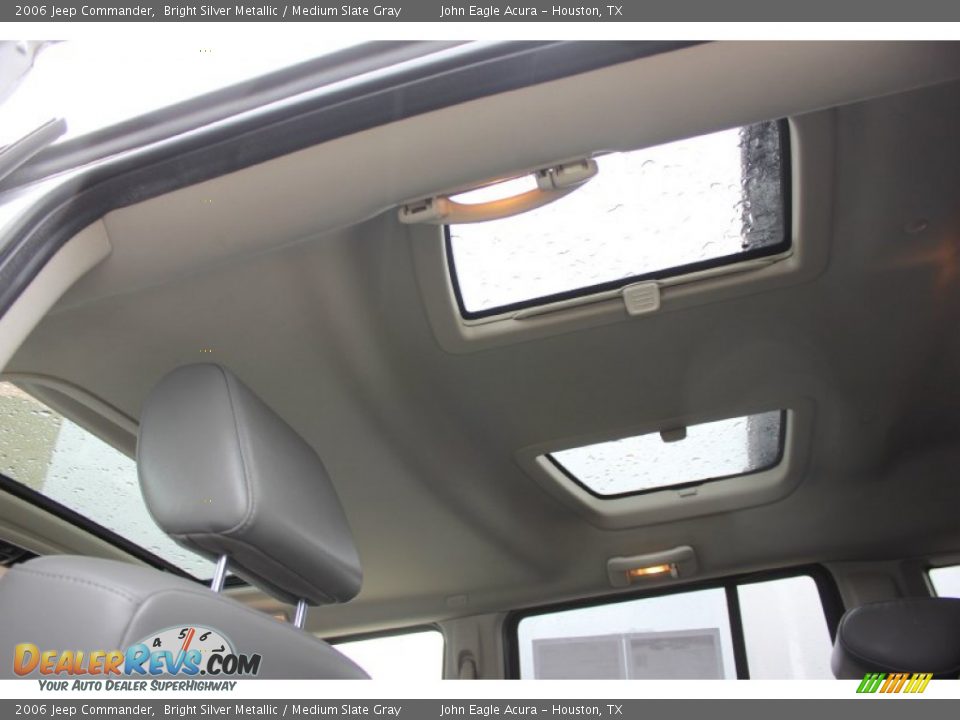2006 Jeep Commander Bright Silver Metallic / Medium Slate Gray Photo #15