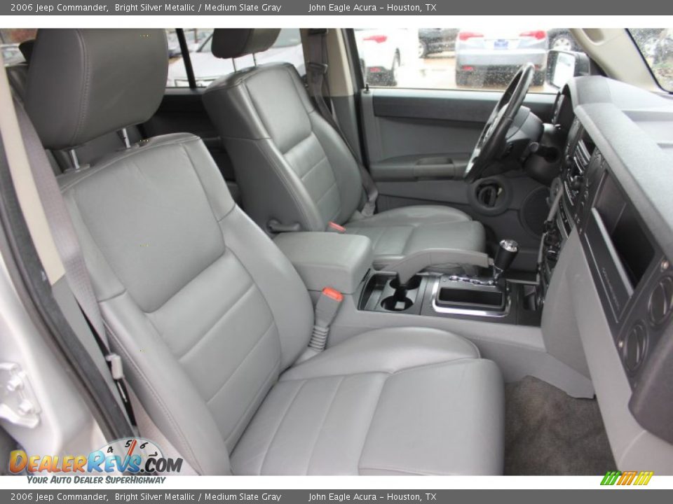 2006 Jeep Commander Bright Silver Metallic / Medium Slate Gray Photo #22