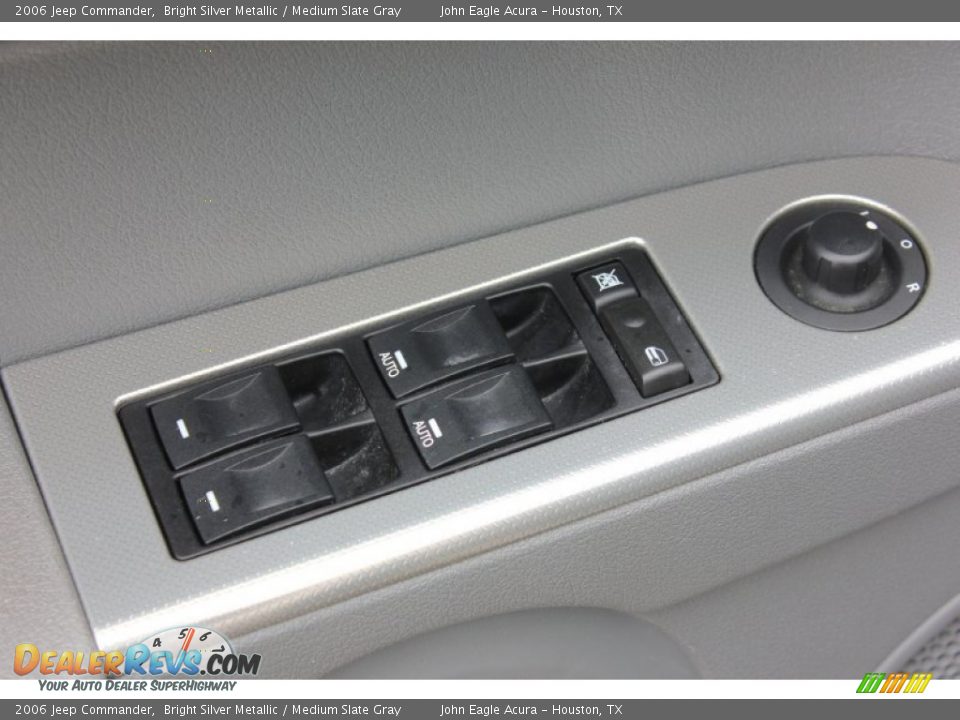 2006 Jeep Commander Bright Silver Metallic / Medium Slate Gray Photo #23