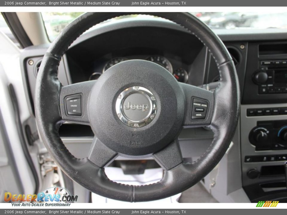 2006 Jeep Commander Bright Silver Metallic / Medium Slate Gray Photo #27