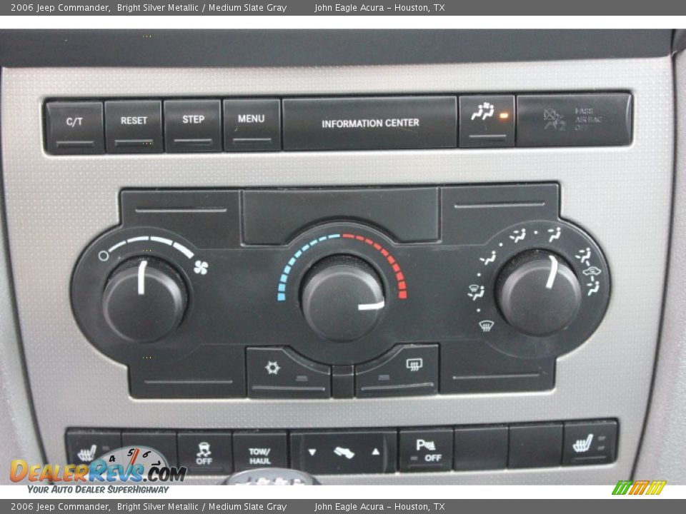 2006 Jeep Commander Bright Silver Metallic / Medium Slate Gray Photo #30