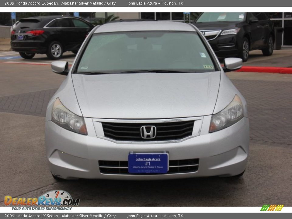 2009 Honda Accord LX Sedan Alabaster Silver Metallic / Gray Photo #2