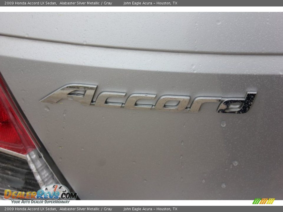 2009 Honda Accord LX Sedan Alabaster Silver Metallic / Gray Photo #15