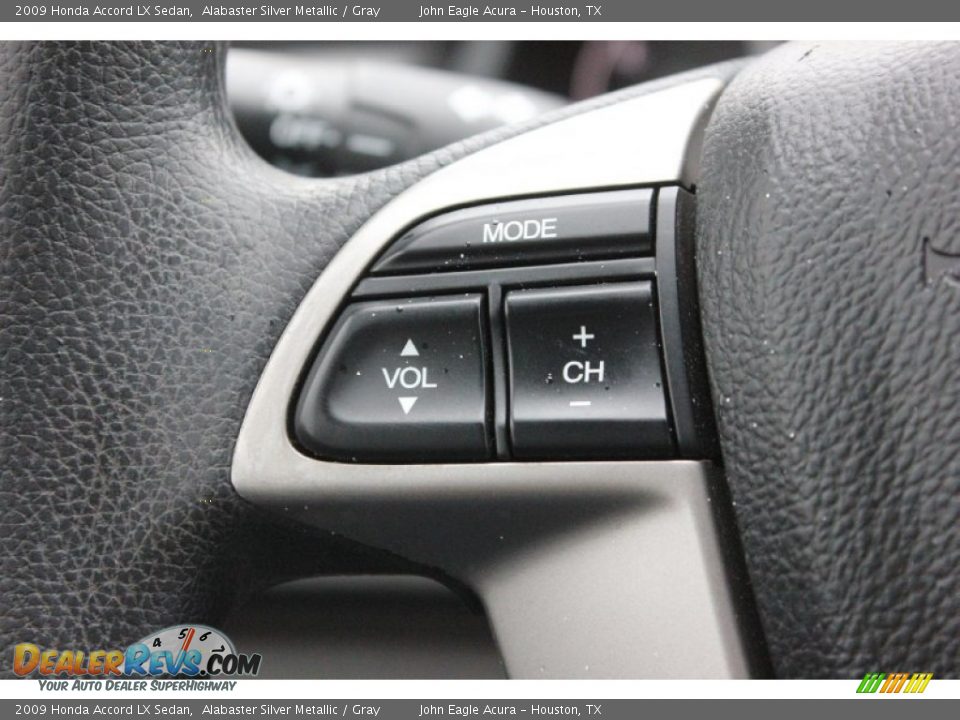 2009 Honda Accord LX Sedan Alabaster Silver Metallic / Gray Photo #30