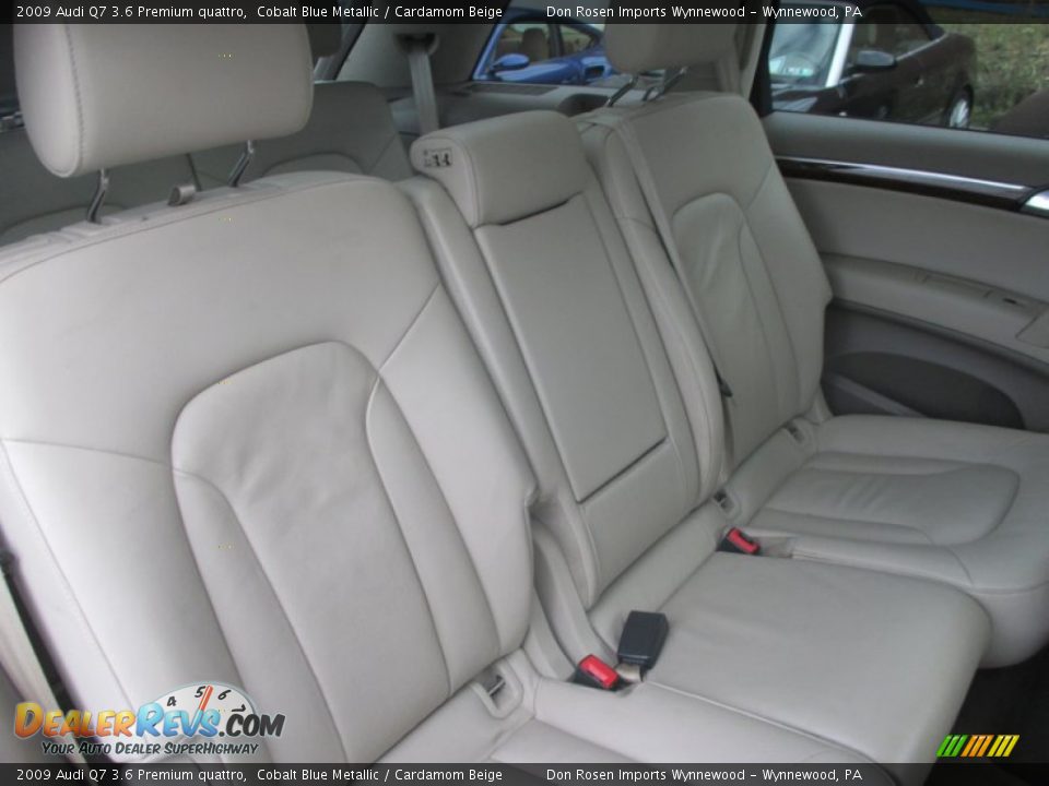 2009 Audi Q7 3.6 Premium quattro Cobalt Blue Metallic / Cardamom Beige Photo #11