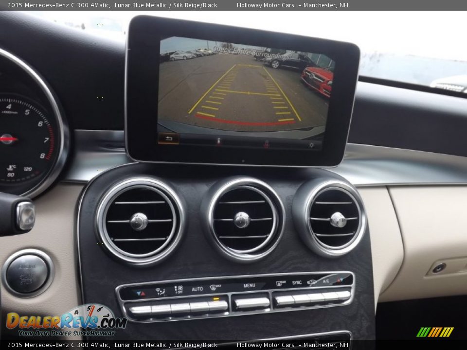2015 Mercedes-Benz C 300 4Matic Lunar Blue Metallic / Silk Beige/Black Photo #11