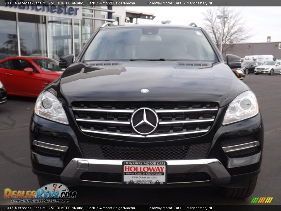 2015 Mercedes-Benz ML 250 BlueTEC 4Matic Black / Almond Beige/Mocha Photo #2