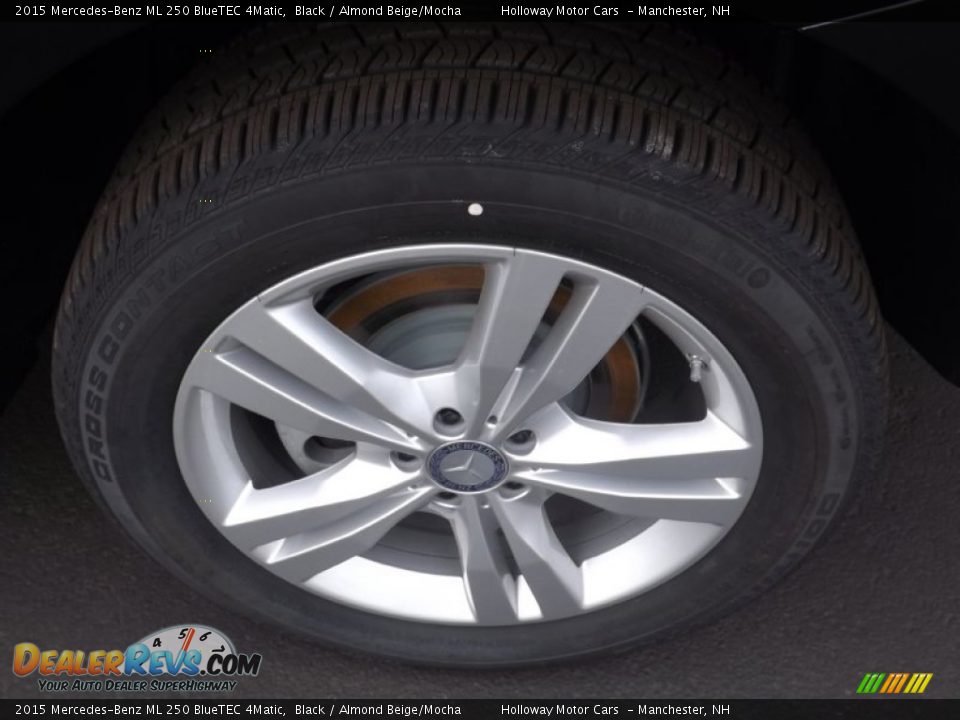 2015 Mercedes-Benz ML 250 BlueTEC 4Matic Black / Almond Beige/Mocha Photo #5