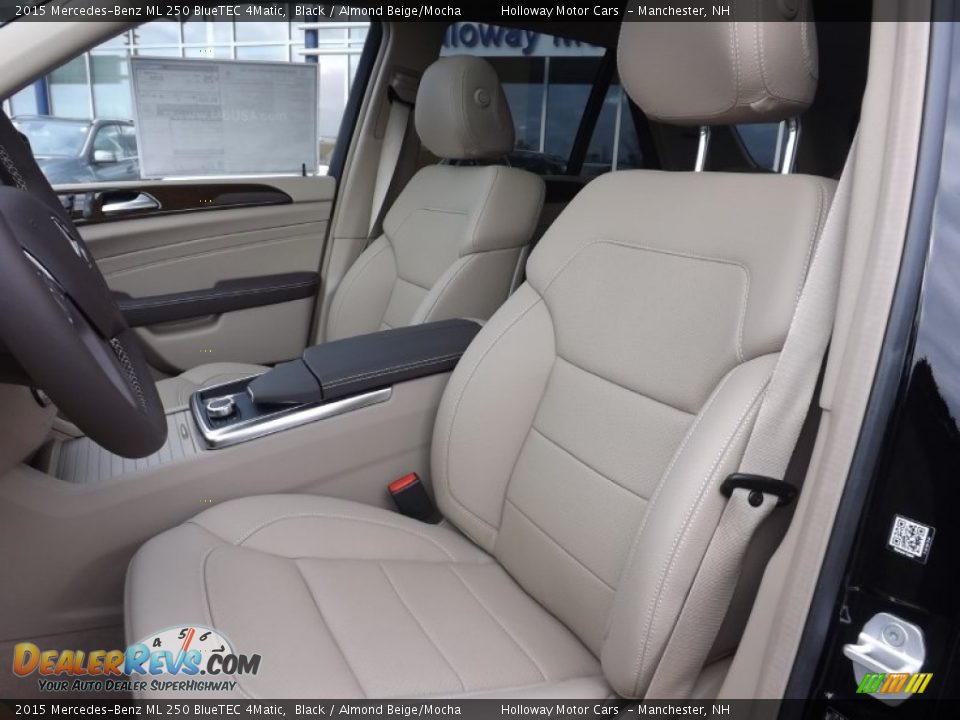 2015 Mercedes-Benz ML 250 BlueTEC 4Matic Black / Almond Beige/Mocha Photo #10