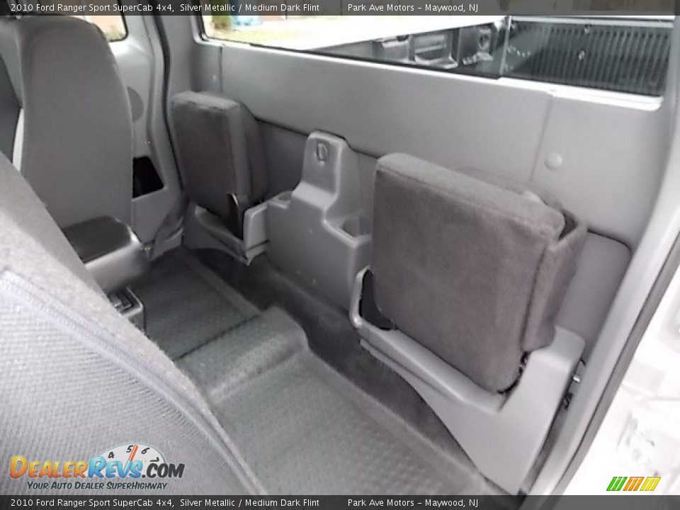 Rear Seat of 2010 Ford Ranger Sport SuperCab 4x4 Photo #15