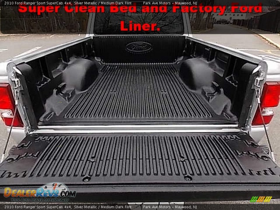 2010 Ford Ranger Sport SuperCab 4x4 Silver Metallic / Medium Dark Flint Photo #24