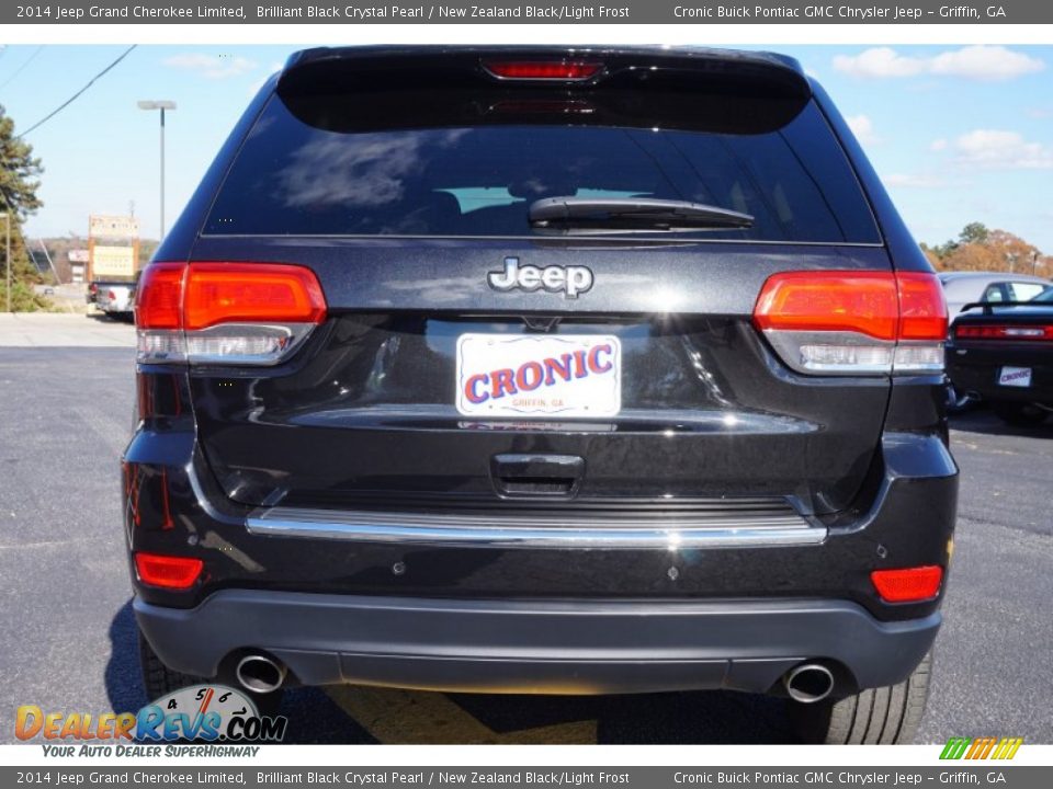 2014 Jeep Grand Cherokee Limited Brilliant Black Crystal Pearl / New Zealand Black/Light Frost Photo #6