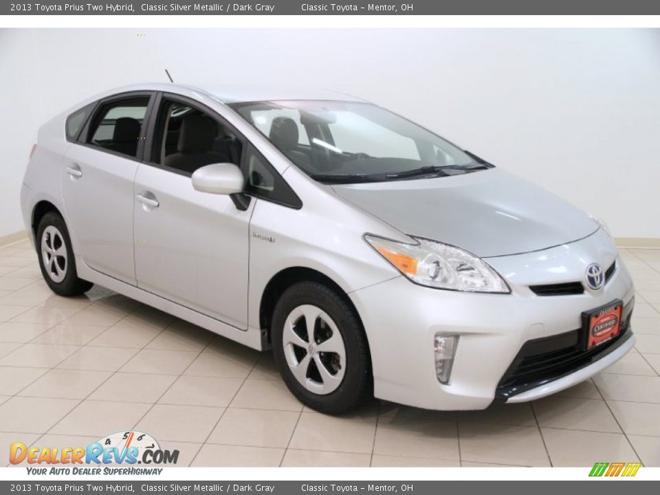 2013 Toyota Prius Two Hybrid Classic Silver Metallic / Dark Gray Photo #1