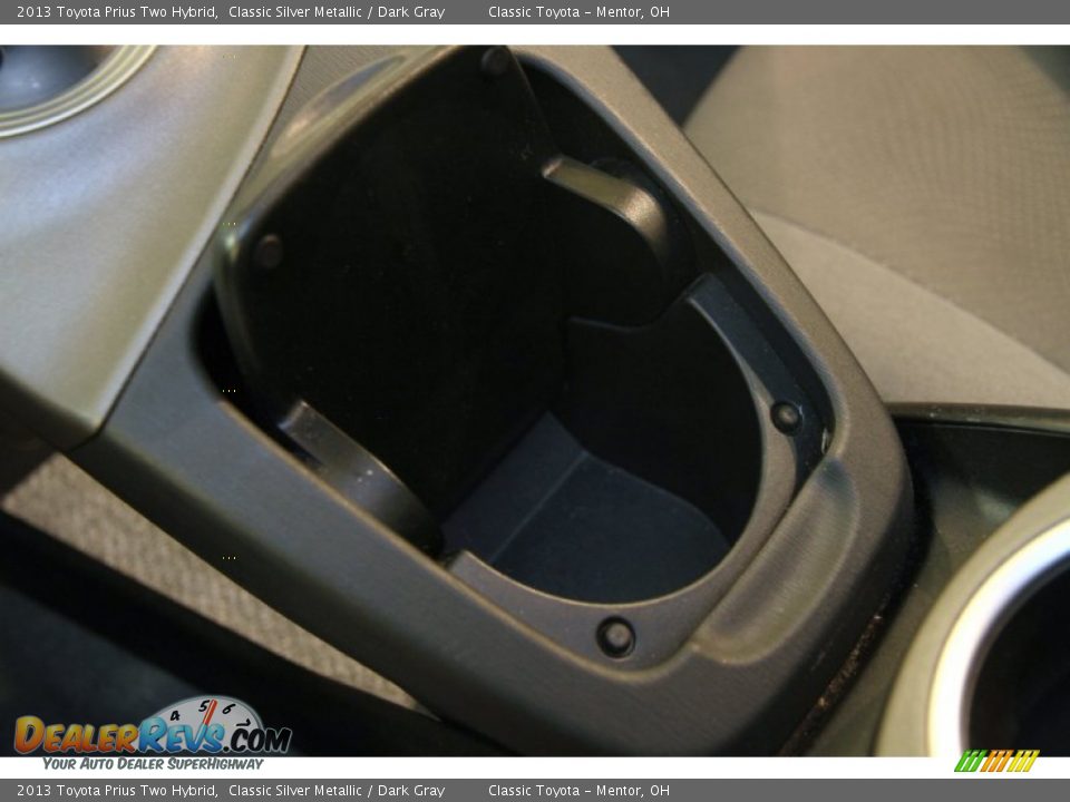 2013 Toyota Prius Two Hybrid Classic Silver Metallic / Dark Gray Photo #19