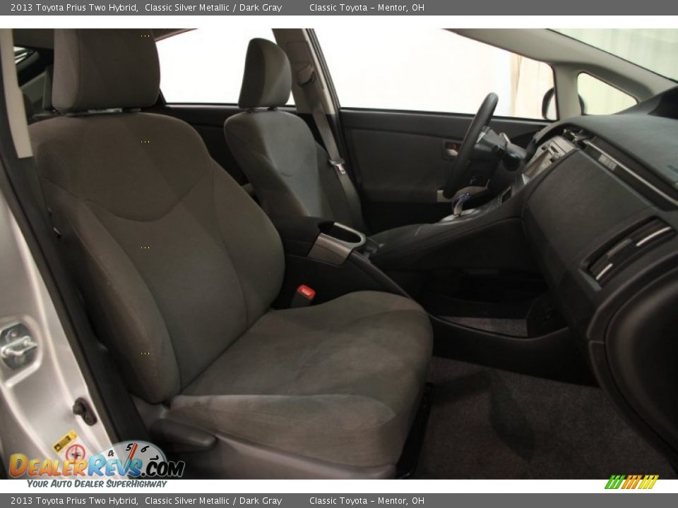 2013 Toyota Prius Two Hybrid Classic Silver Metallic / Dark Gray Photo #20