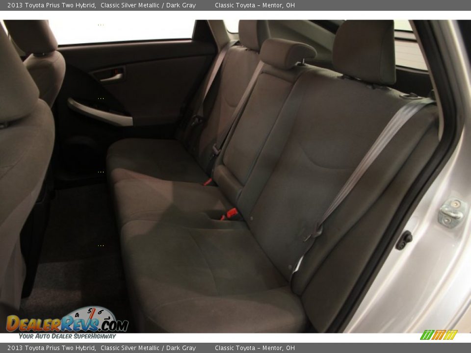 2013 Toyota Prius Two Hybrid Classic Silver Metallic / Dark Gray Photo #22