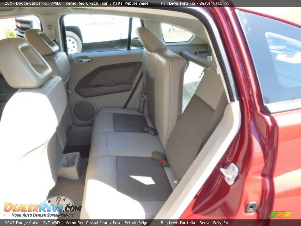 2007 Dodge Caliber R/T AWD Inferno Red Crystal Pearl / Pastel Pebble Beige Photo #12