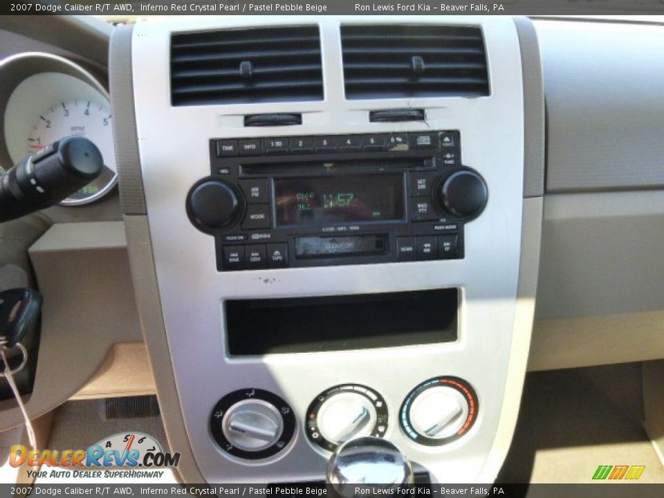 2007 Dodge Caliber R/T AWD Inferno Red Crystal Pearl / Pastel Pebble Beige Photo #16