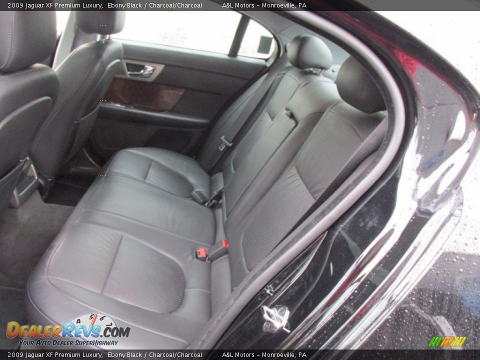2009 Jaguar XF Premium Luxury Ebony Black / Charcoal/Charcoal Photo #13