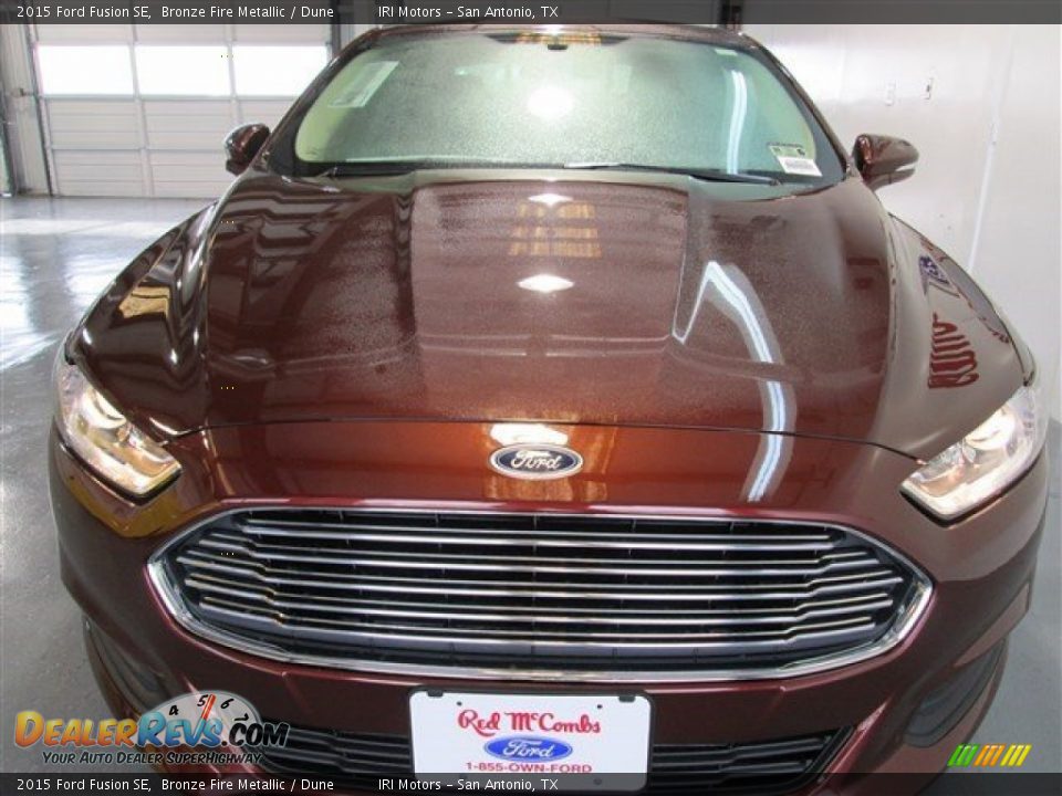 2015 Ford Fusion SE Bronze Fire Metallic / Dune Photo #2