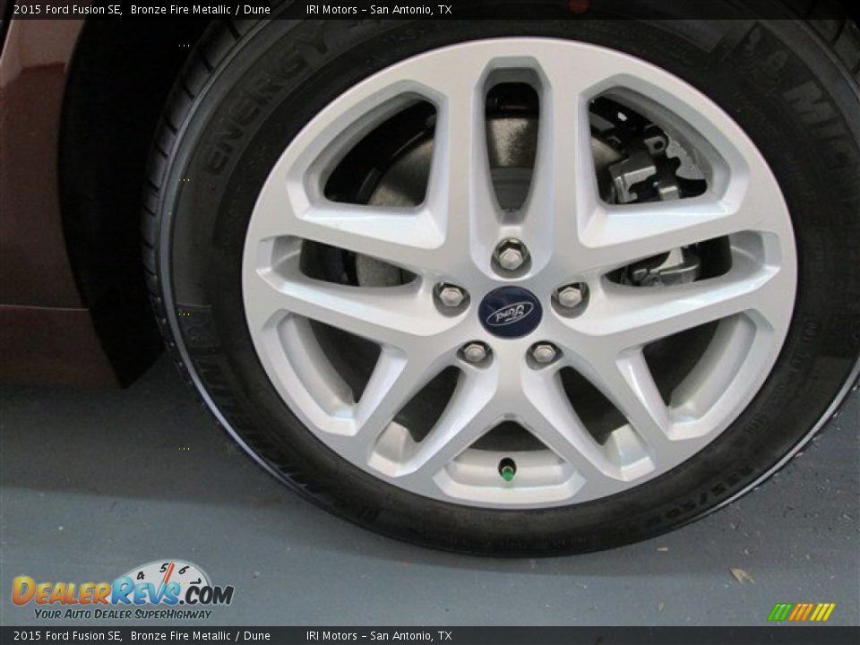 2015 Ford Fusion SE Bronze Fire Metallic / Dune Photo #4