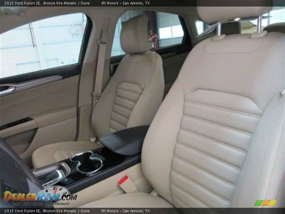 2015 Ford Fusion SE Bronze Fire Metallic / Dune Photo #9