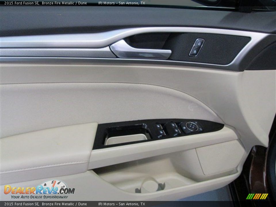 2015 Ford Fusion SE Bronze Fire Metallic / Dune Photo #13