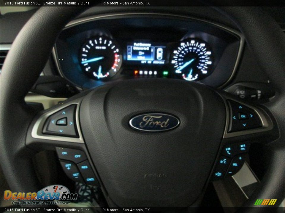 2015 Ford Fusion SE Bronze Fire Metallic / Dune Photo #20