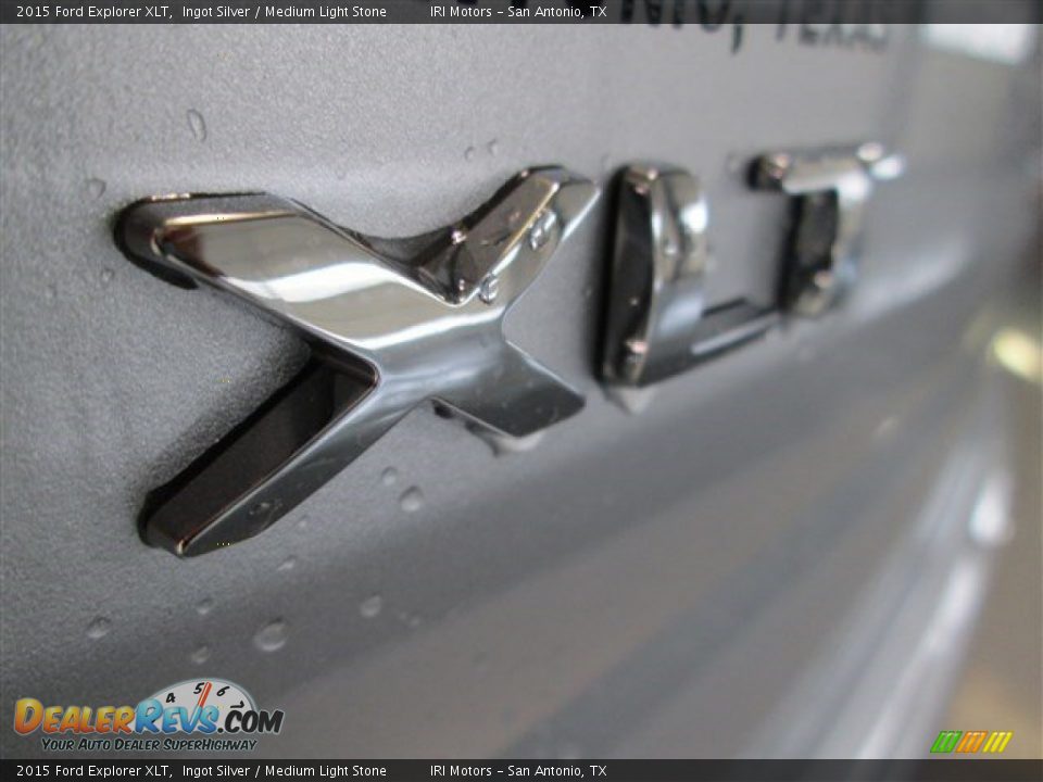 2015 Ford Explorer XLT Ingot Silver / Medium Light Stone Photo #7