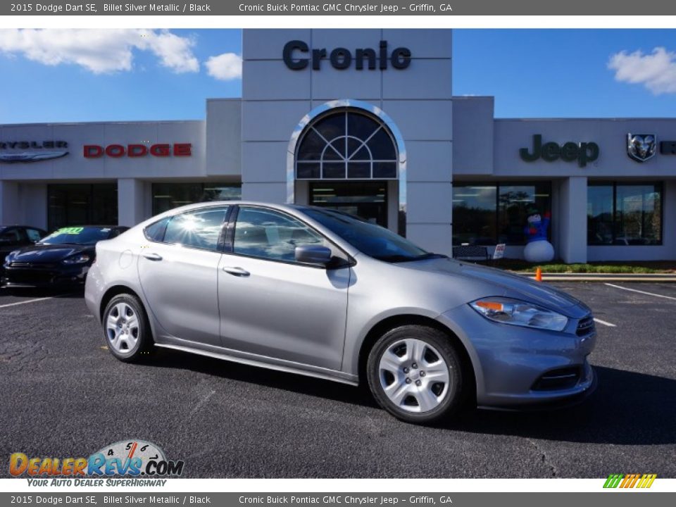 2015 Dodge Dart SE Billet Silver Metallic / Black Photo #1