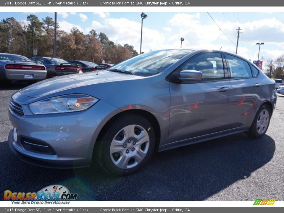 2015 Dodge Dart SE Billet Silver Metallic / Black Photo #3