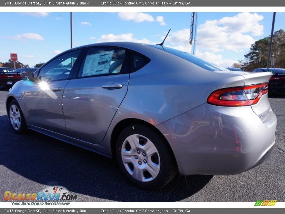 2015 Dodge Dart SE Billet Silver Metallic / Black Photo #5