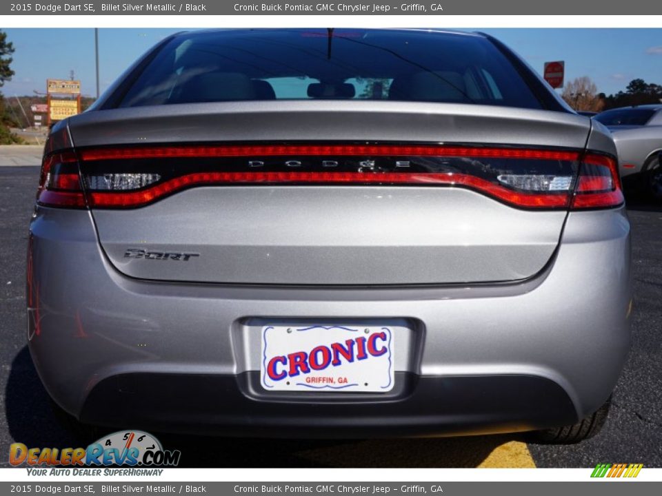 2015 Dodge Dart SE Billet Silver Metallic / Black Photo #6
