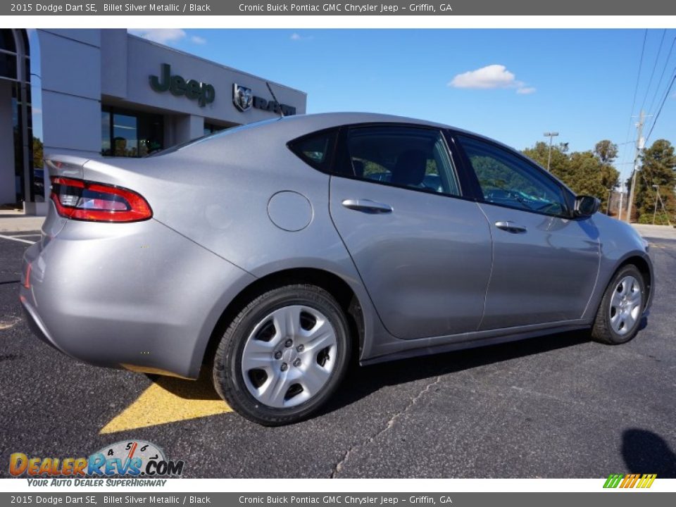 2015 Dodge Dart SE Billet Silver Metallic / Black Photo #7