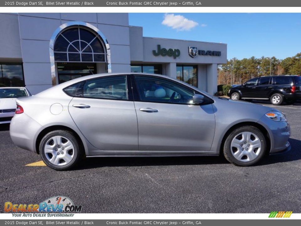 2015 Dodge Dart SE Billet Silver Metallic / Black Photo #8
