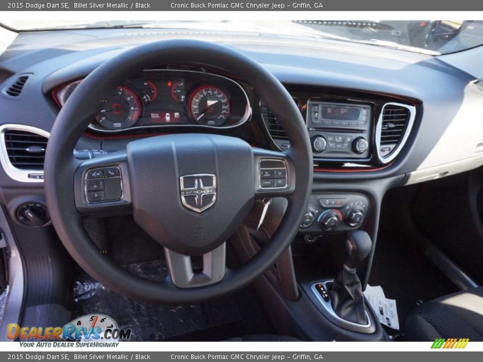 2015 Dodge Dart SE Billet Silver Metallic / Black Photo #10