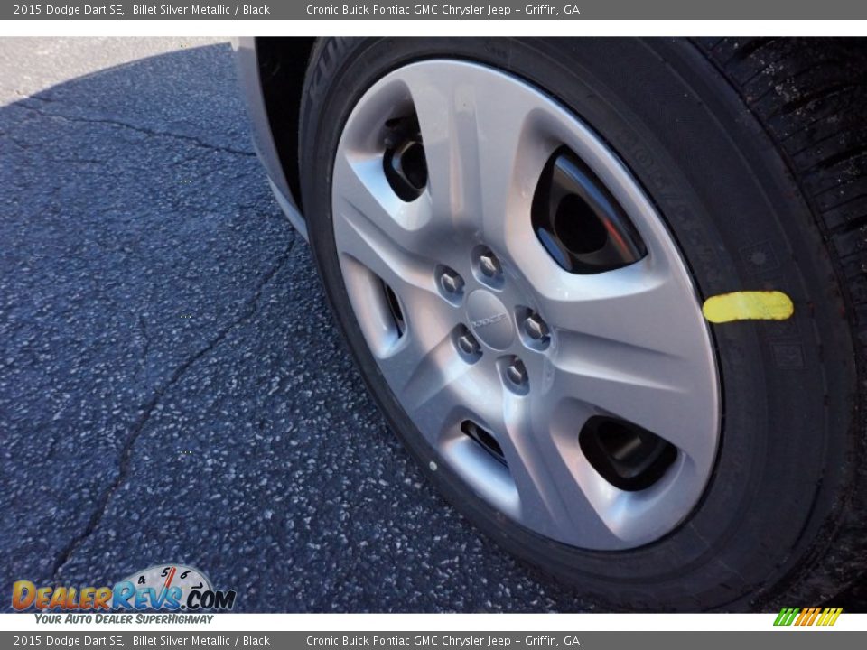 2015 Dodge Dart SE Billet Silver Metallic / Black Photo #12