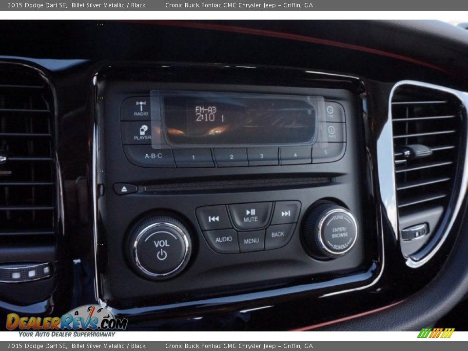 2015 Dodge Dart SE Billet Silver Metallic / Black Photo #15