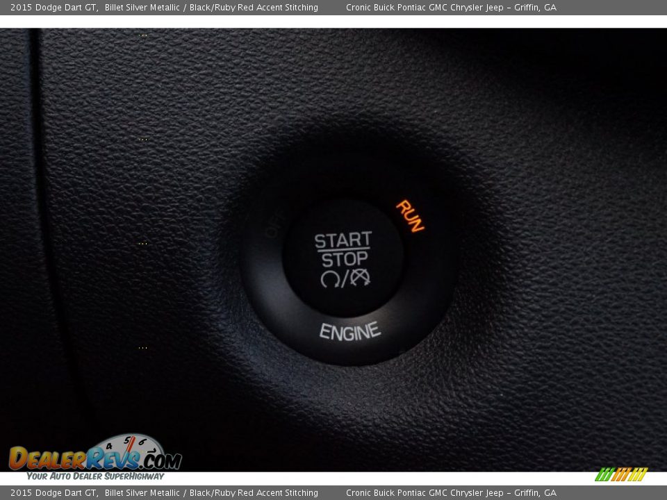 2015 Dodge Dart GT Billet Silver Metallic / Black/Ruby Red Accent Stitching Photo #17