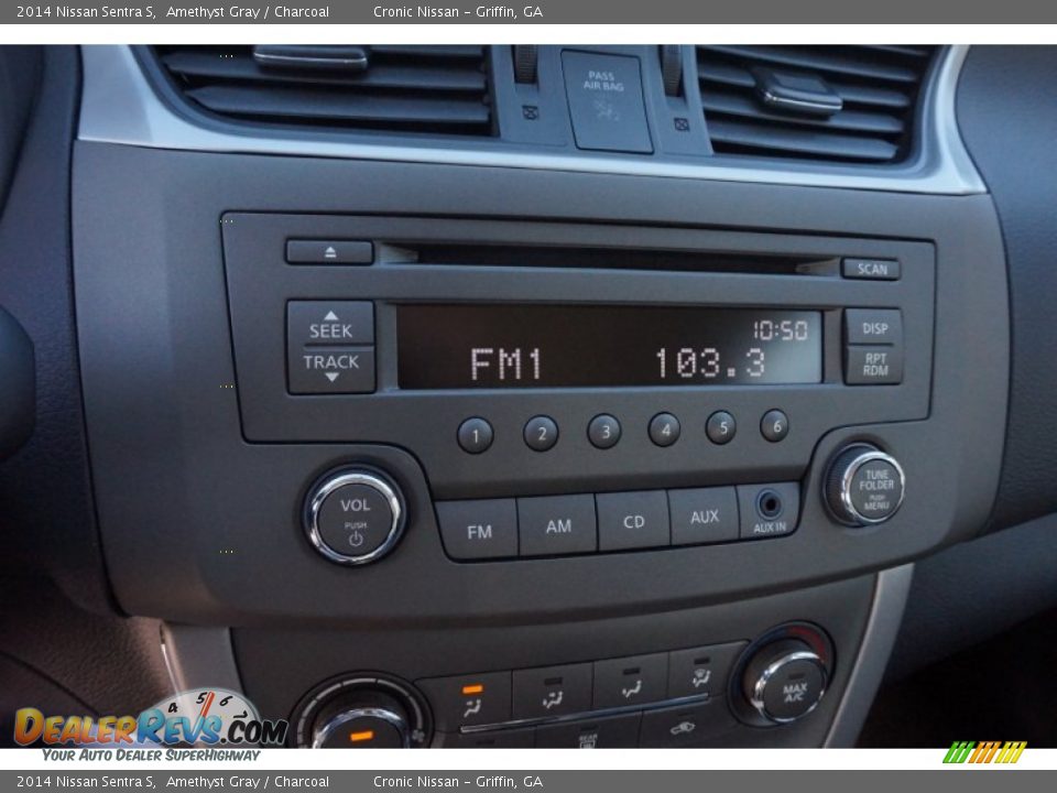 2014 Nissan Sentra S Amethyst Gray / Charcoal Photo #15