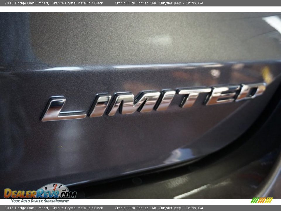 2015 Dodge Dart Limited Granite Crystal Metallic / Black Photo #6