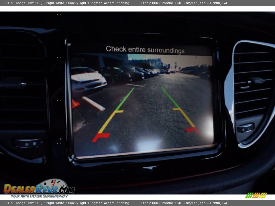 2015 Dodge Dart SXT Bright White / Black/Light Tungsten Accent Stitching Photo #16
