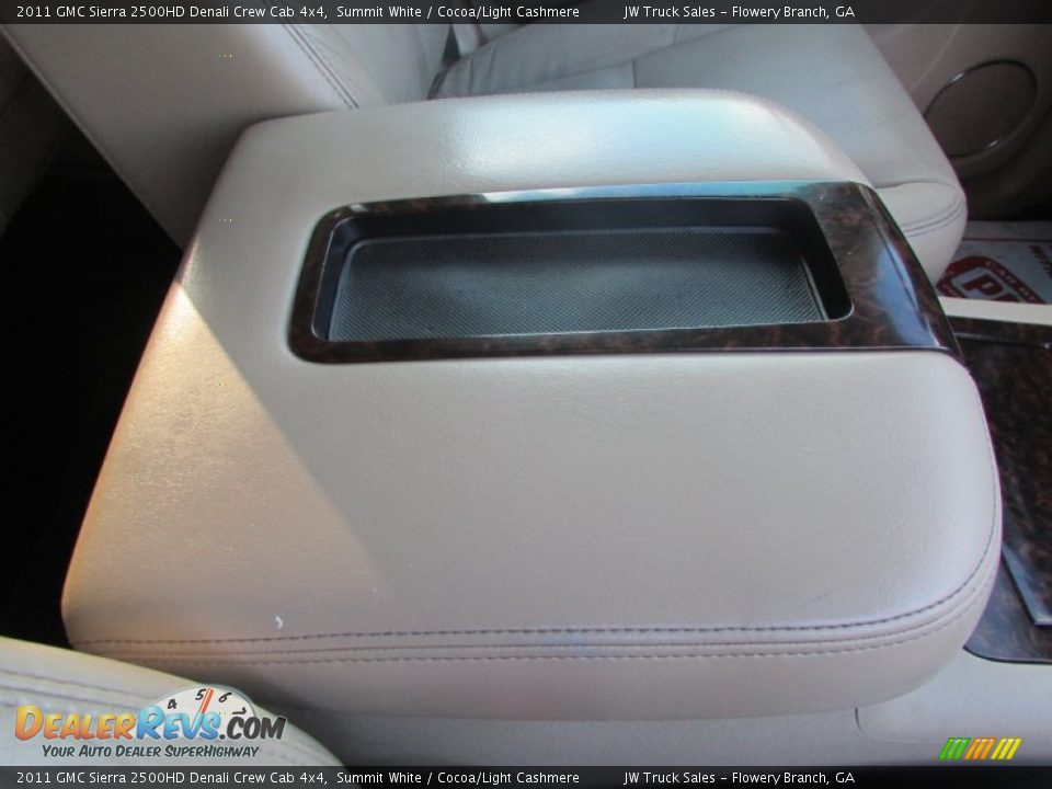 2011 GMC Sierra 2500HD Denali Crew Cab 4x4 Summit White / Cocoa/Light Cashmere Photo #25