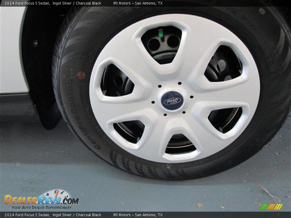 2014 Ford Focus S Sedan Ingot Silver / Charcoal Black Photo #4