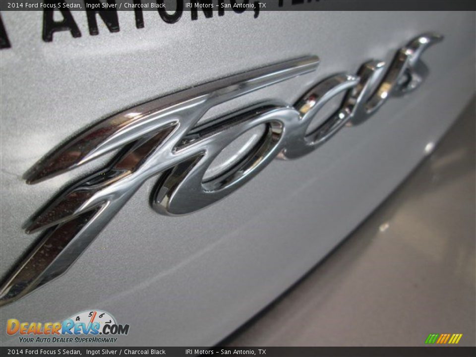 2014 Ford Focus S Sedan Ingot Silver / Charcoal Black Photo #6