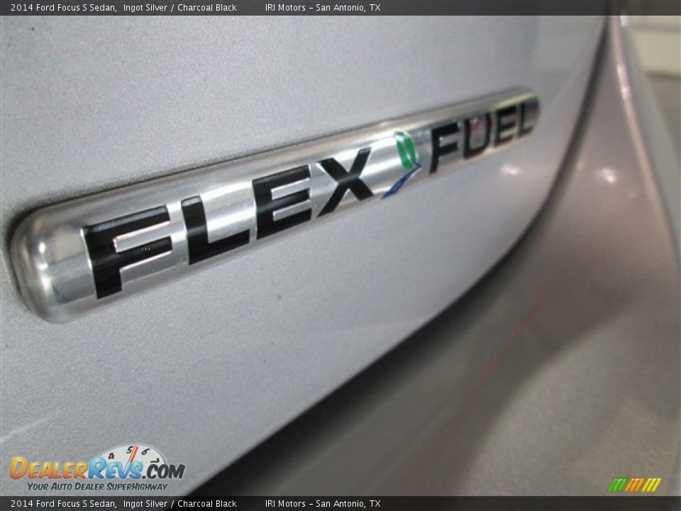2014 Ford Focus S Sedan Ingot Silver / Charcoal Black Photo #7
